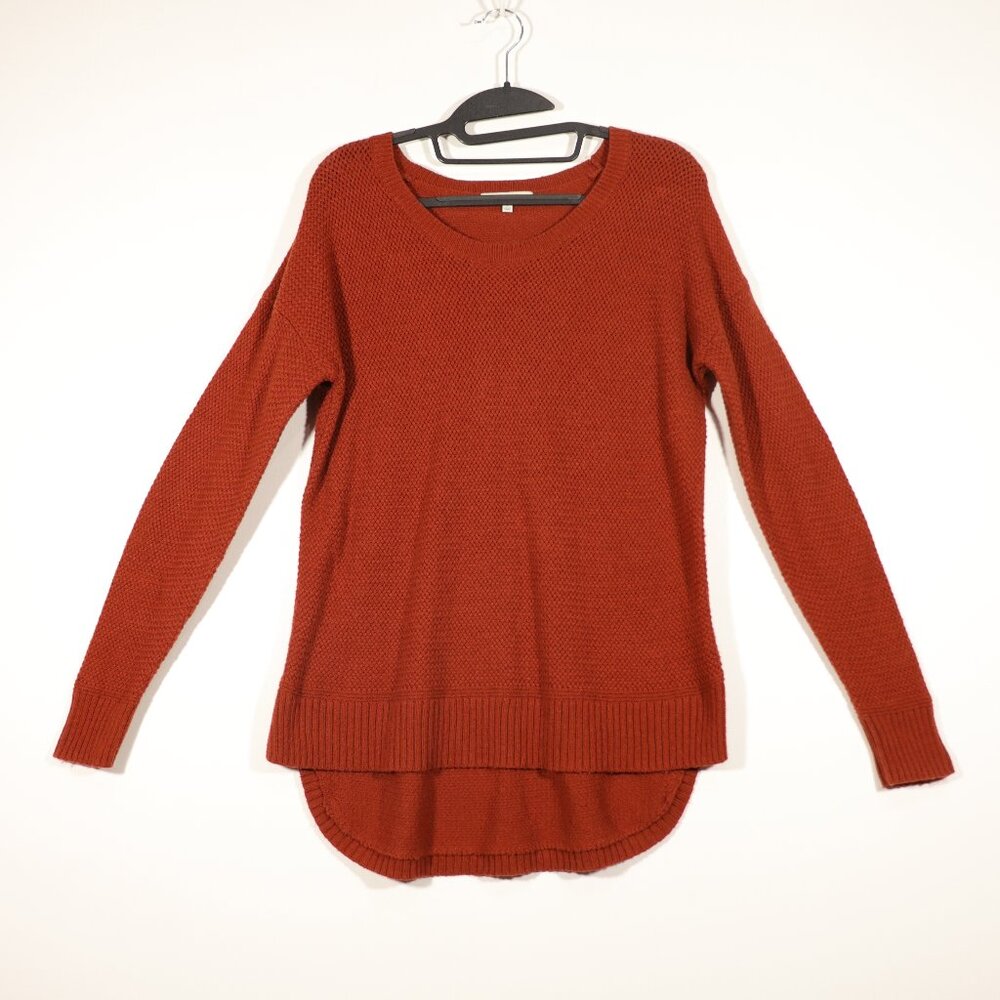 EUC Madewell Rust Orange Sweater Pullover Size Small